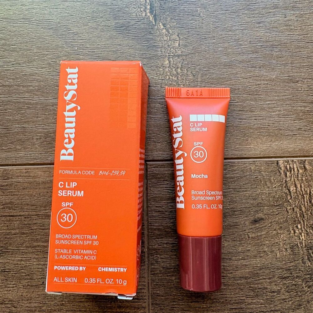 BeautyStat C Lip Serum SPF 30 Mocha 0.35 oz NEW
